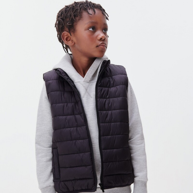 JAQUETA INFANTIL CINZA MESCLA