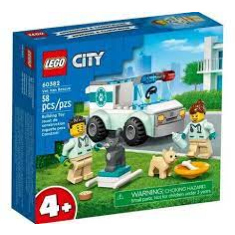 Lego Rescate de furgoneta veterinaria 60382 Lego Rescate de furgoneta veterinaria 60382