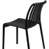 Silla Comedor Cocina Vetro Isabelini Interior Exterior Negro 1