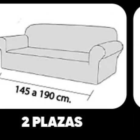 Funda Protectora de Sofa Anti Manchas Milhome 2 Plazas BEIGE