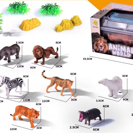 Set Infantil Animales de la Selva YS716 001