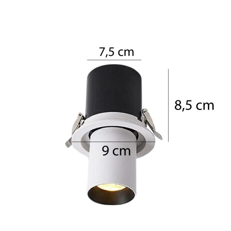 DOWNLIGHT LED EMPOTRABLE BERNA 12W Downlight LED Empotrable Berna 12W Blanco