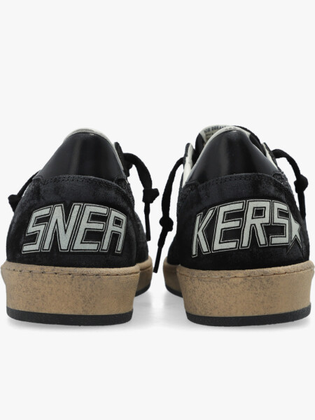 Golden Goose-Championes de gamuza, Ballstar Negro