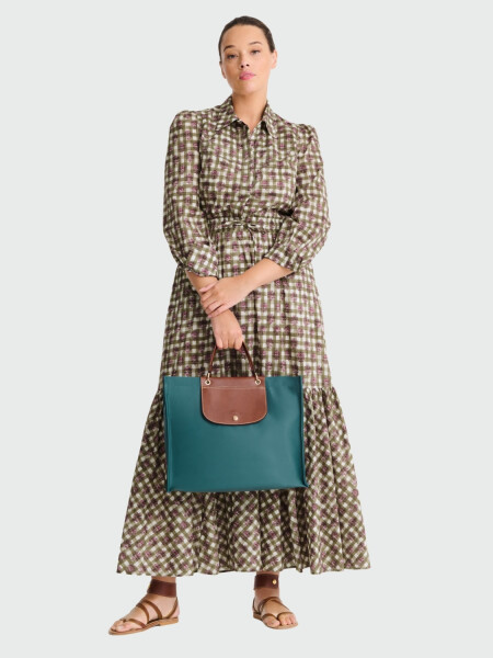 Longchamp - SHOPPER BAG LE PLIAGE CABAS L Aguamarina