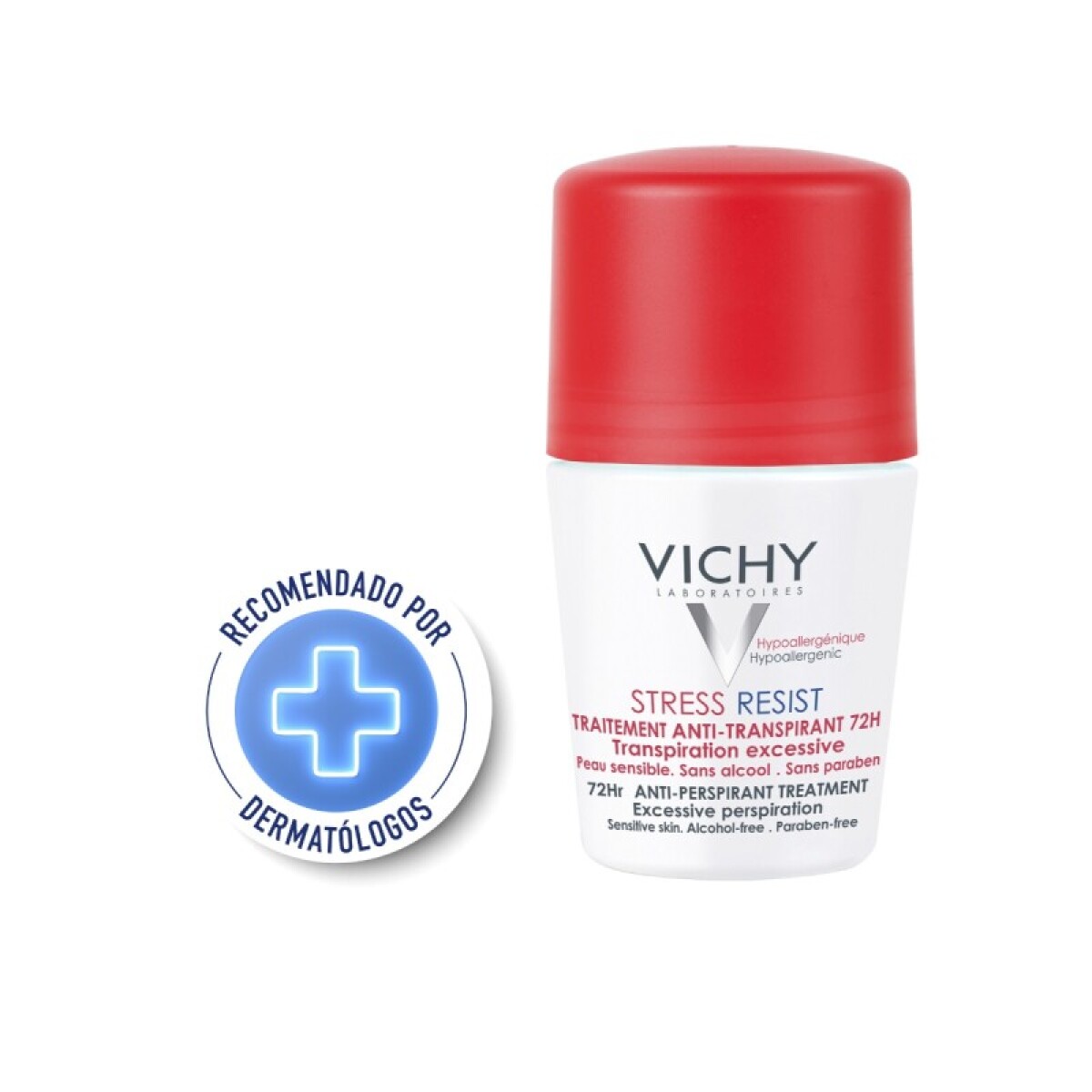 Vichy Desodorante Roll On Stress Resist 50 ml | Control del Sudor y Frescura Prolongada
