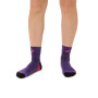 Medias Running Performance Run Sock Quarter Unisex Edo Purple