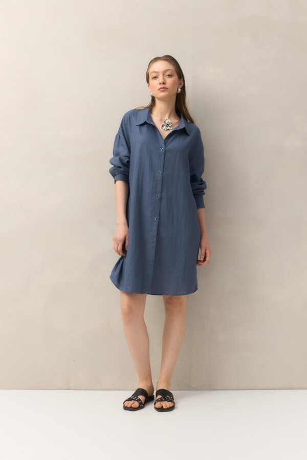 VESTIDO BASILE Indigo