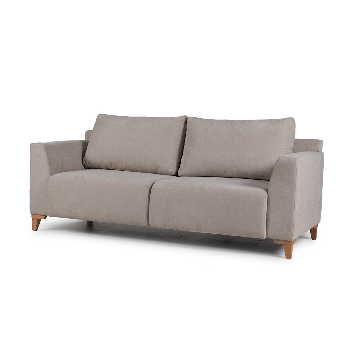 Sofá Gino - Microfibra - 3 cuerpos - TC 1010 (Beige) 