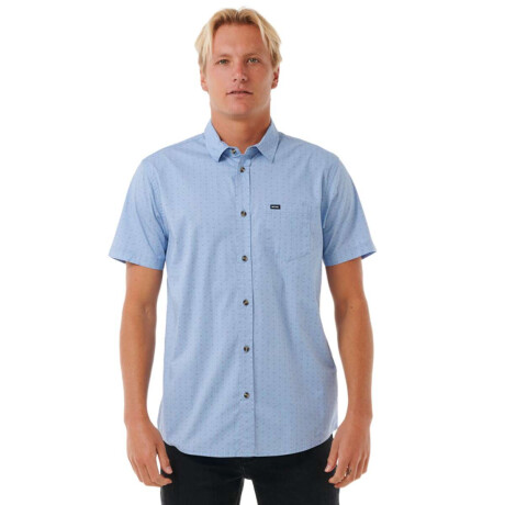 Camisa MC Rip Curl Micro Celeste