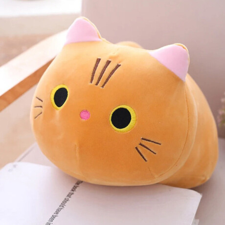 Peluche gatito con asa Marrón
