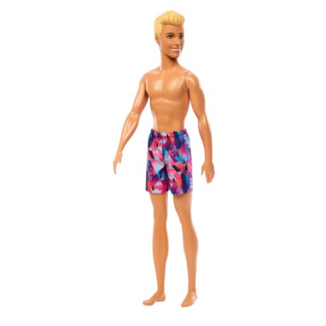Figura Barbie Ken de Playa Traje Morado 001