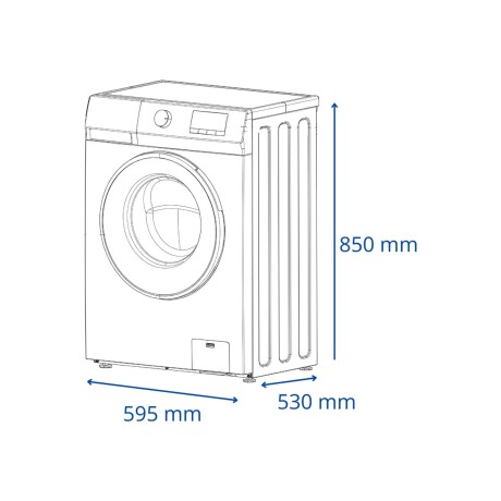 Lavarropas James LR 1006 Carga Frontal 6KG 001