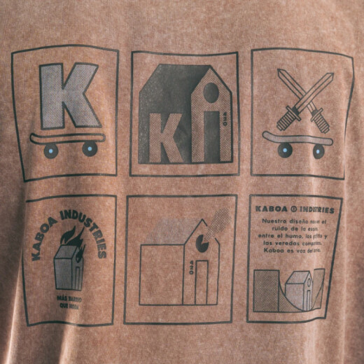 Remera Kaboa 6 Icons - Marrón Remera Kaboa 6 Icons - Marrón