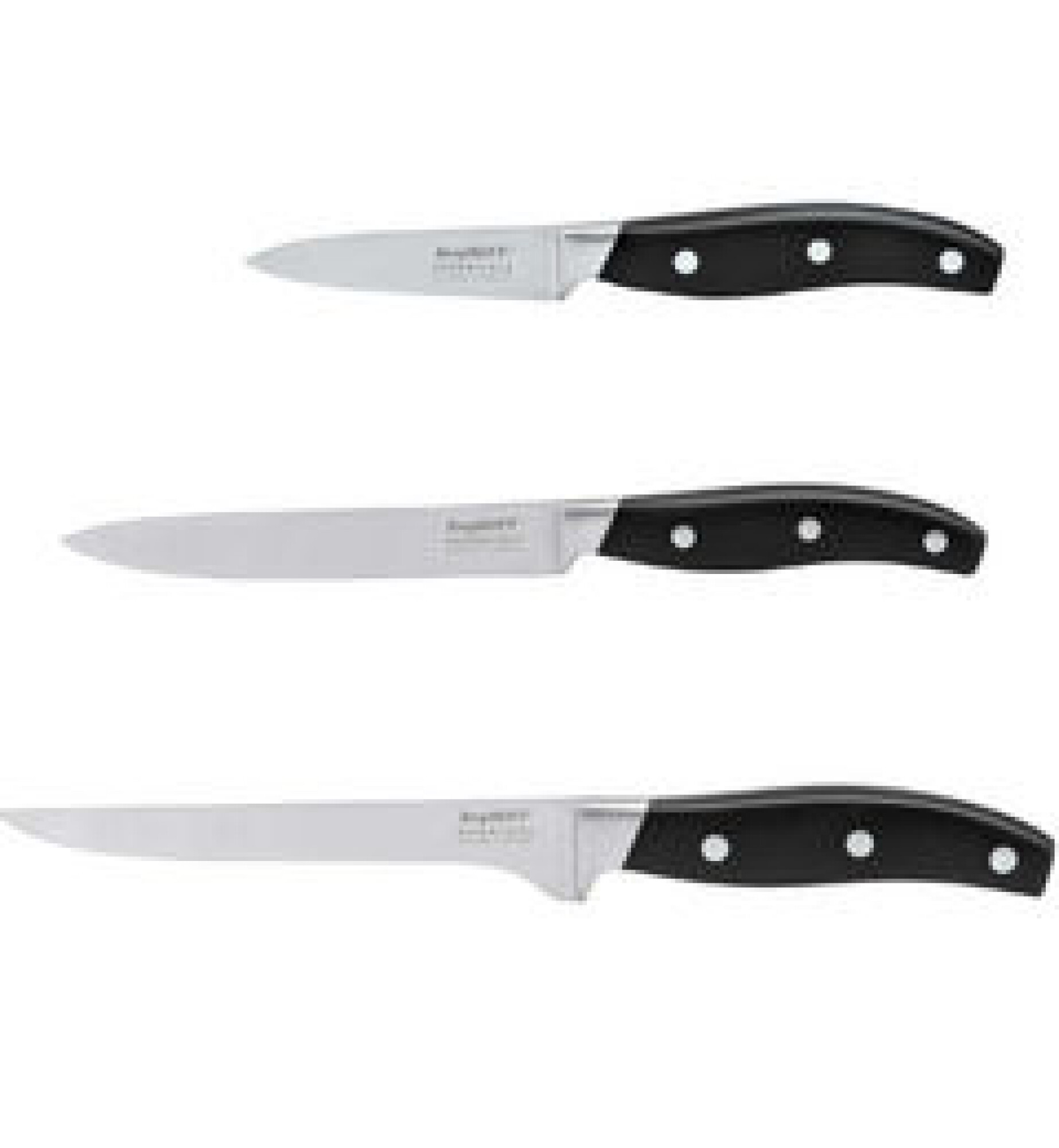 Taco Bag + Elegance Set de 3 cuchillos chef Blanco