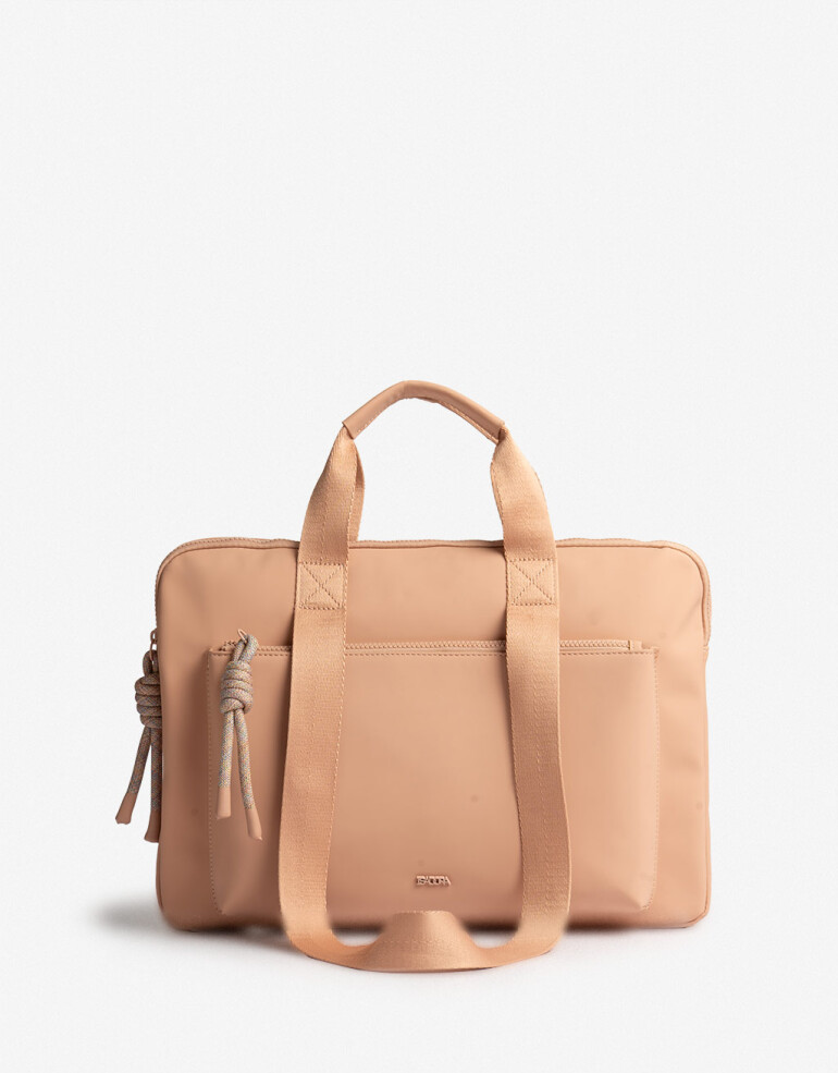 Portanotebook Horizontal Portanotebook Con Bolsillo Rosa - Rosa Claro