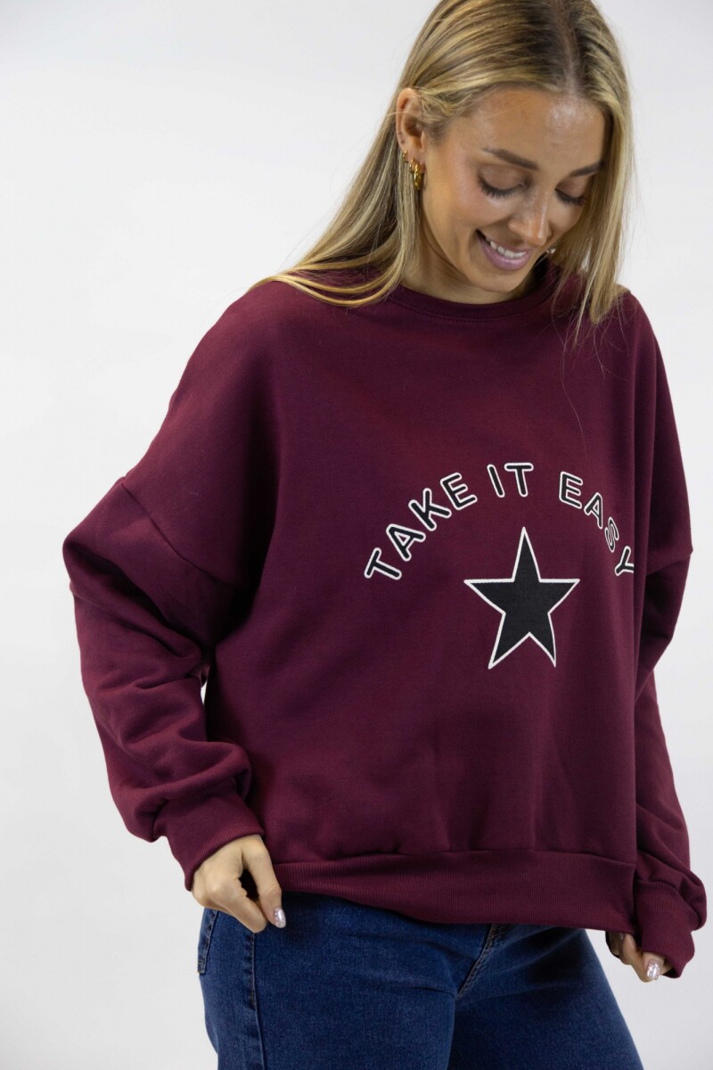 Buzo clasic - Bordo 