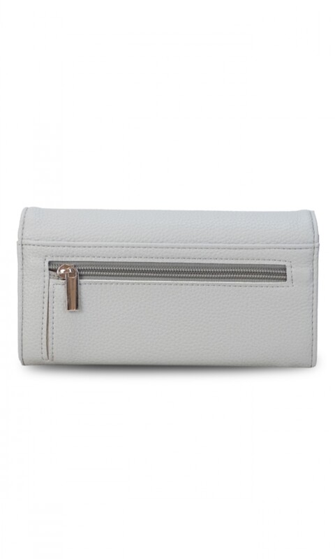 BILLETERA FAUSTINA GRIS ACERO