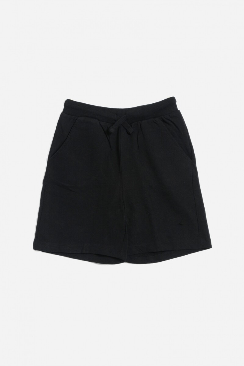 Bermuda terry lisa - Negro 