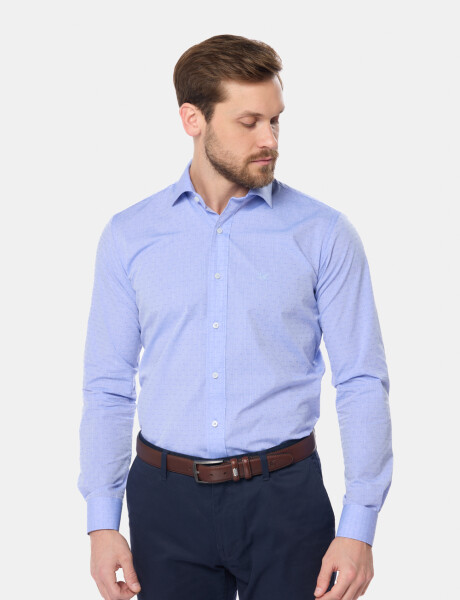 CAMISA DE VESTIR FANTASIA Azul