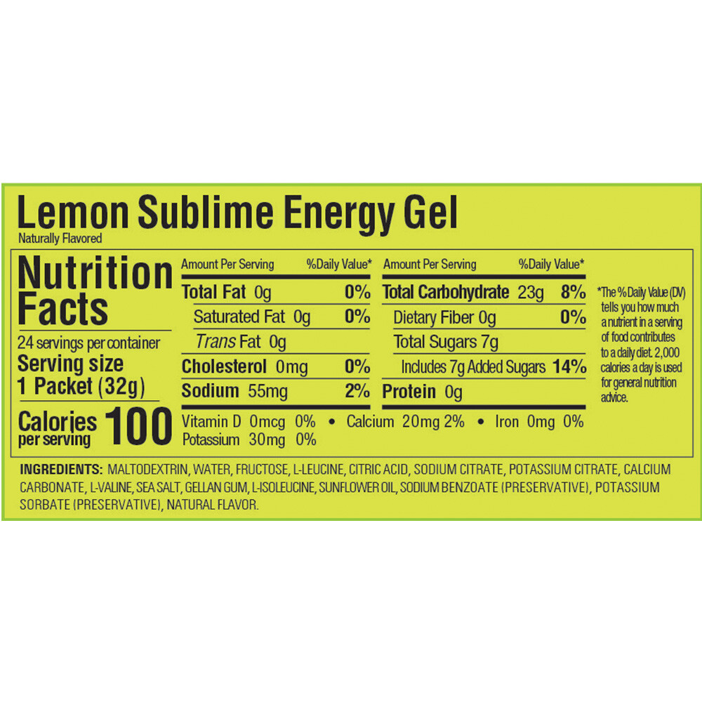 Gel Energizante para Correr GU Energy-Limon 10008 Lemon Sublime