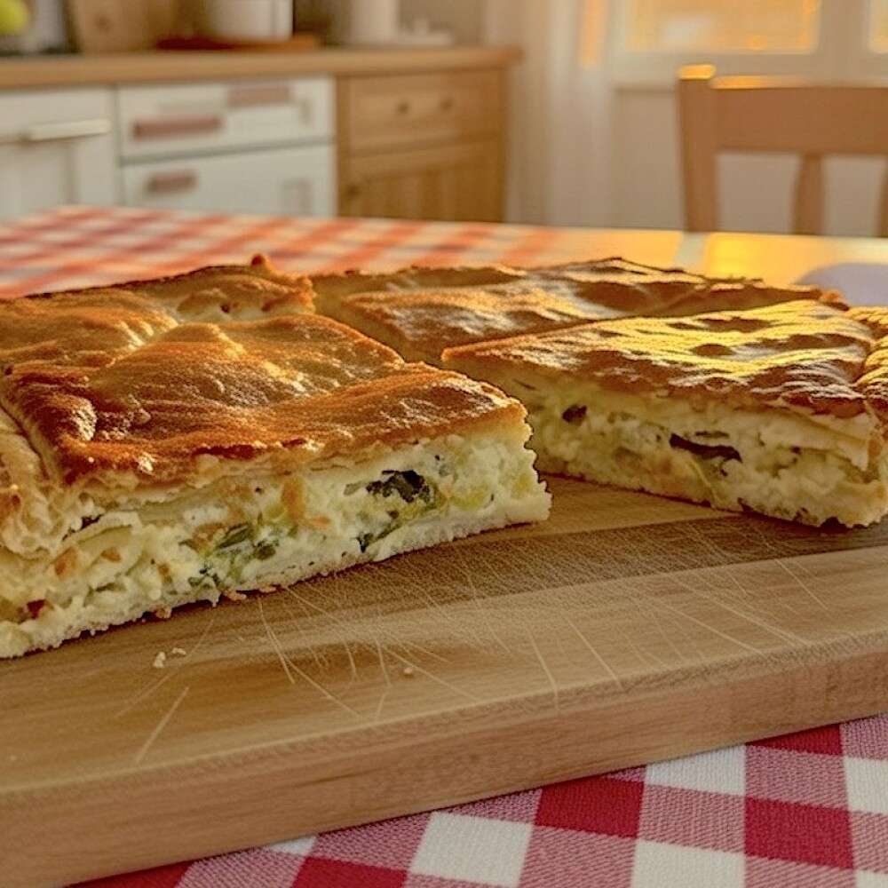 Tarta de Puerros Tarta Entera