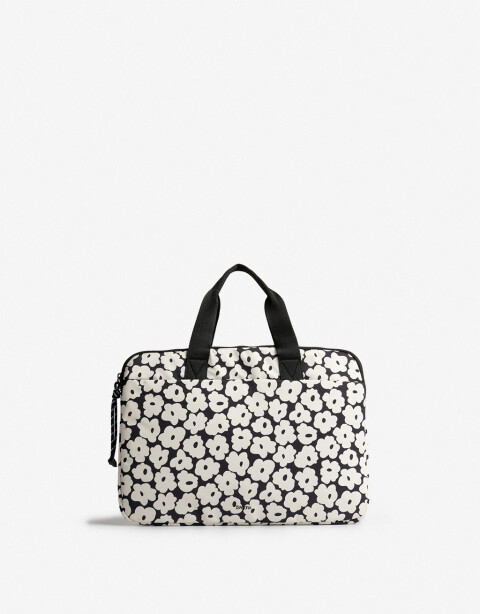 Portanotebook Nylon Portanotebook De Material Reciclado Flores - Estampado Flores