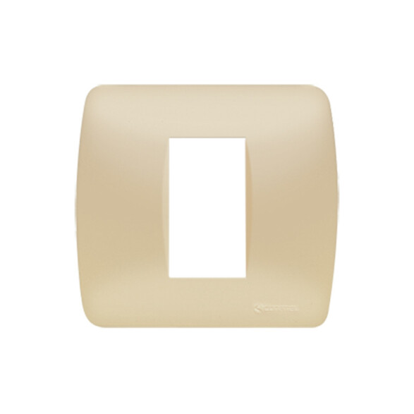 Plaqueta 2X2" p/1 módulo champagne - Loft C57020