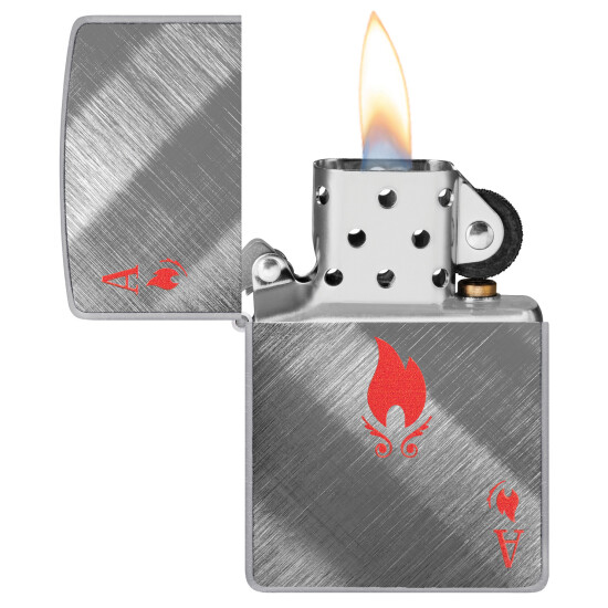 Encendedor ZIPPO 48451 C/Diseño Plata 0