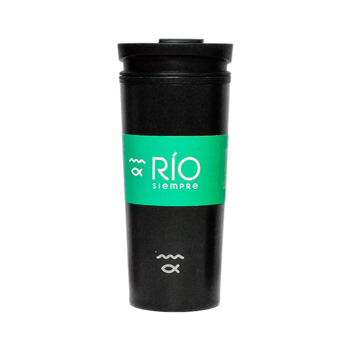 Mug Rio Tapa 450ml - Negro 