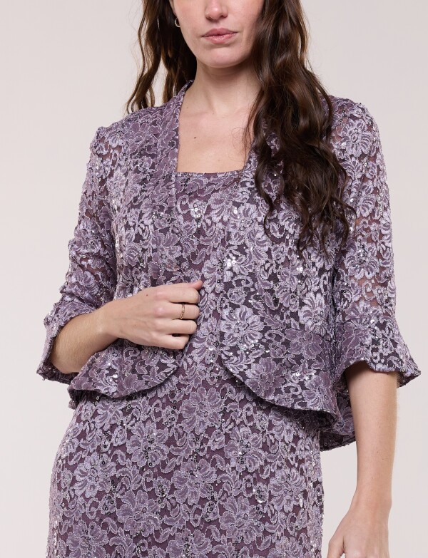 Conjunto Vestido & Chaqueta LAVANDA