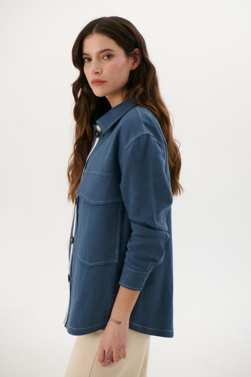 SOBRECAMISA MOLY AZUL