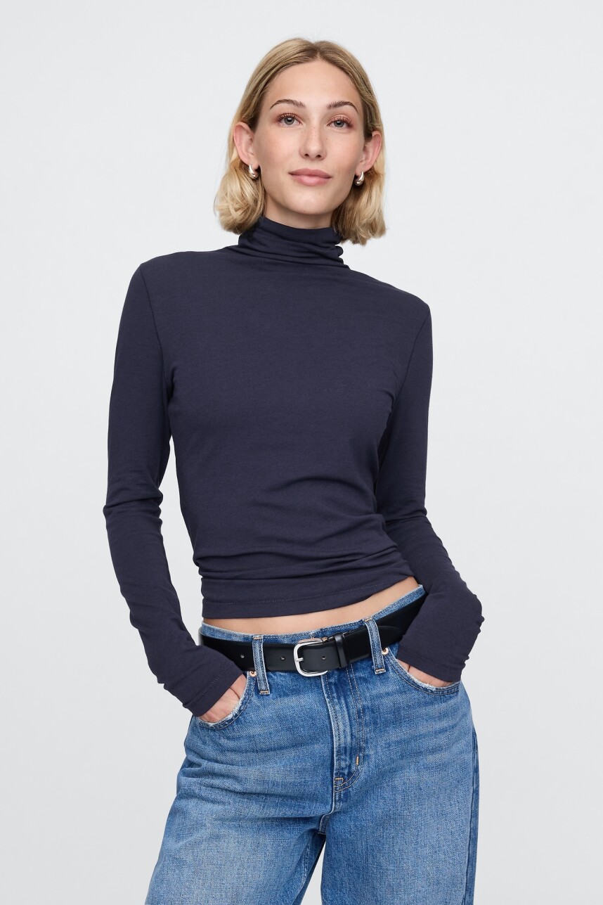 Remera Polera Mujer Navy Uniform