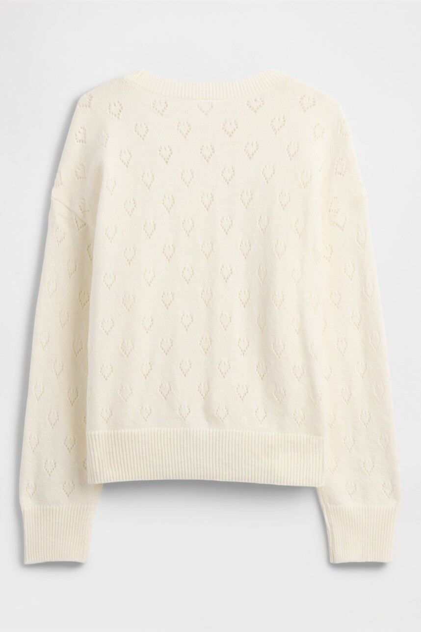 Buzo Cashsoft Toddler Niña Ivory Frost