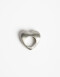 Anillos Medianos y Grandes Metal Anillo Corazón Metal - Plateado Rodio