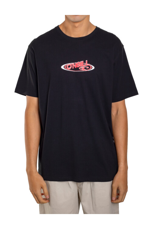 Remera O'Neill Orbit Logo Negro