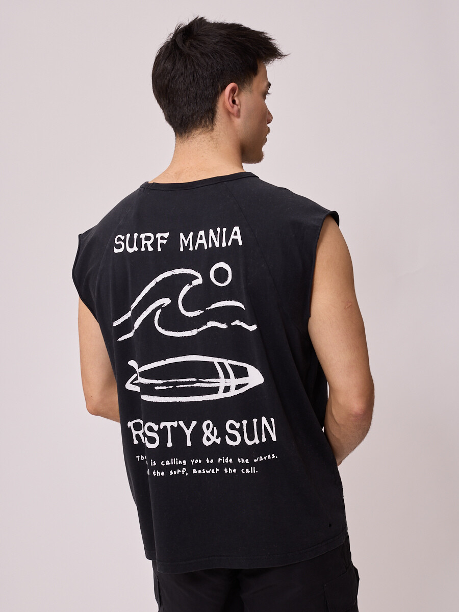 MUSCULOSA MAREA RUSTY - Negro 