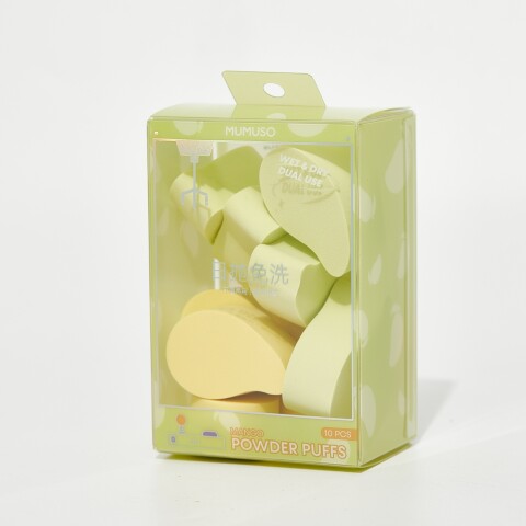 BSET ESPONJAS DE MAQUILLAJE CON FORMA DE MANGO (10 UDS) BSET ESPONJAS DE MAQUILLAJE CON FORMA DE MANGO (10 UDS)