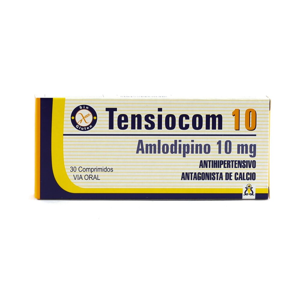 TENSIOCOM 10 MG. CJ X 30 COMP. única
