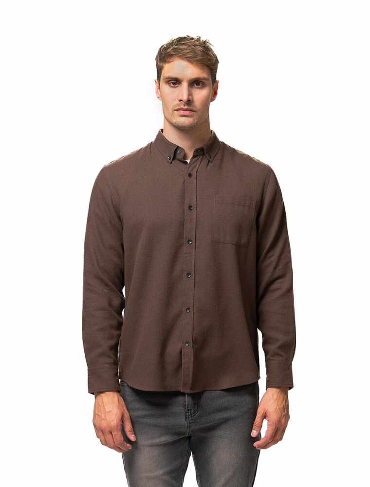 Camisa Franela Philadelphia Forum Marron