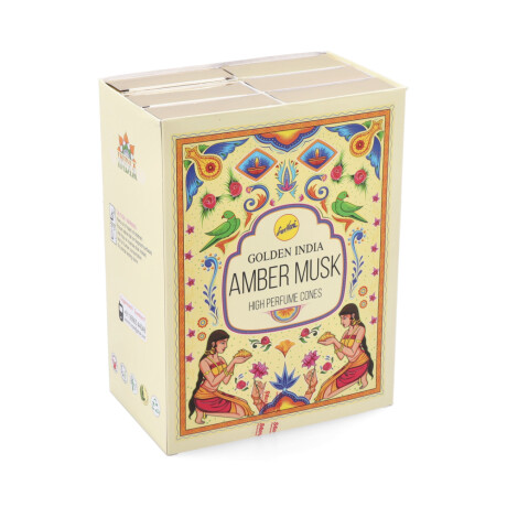 CONO PARA FUENTE DE HUMO SREE VANI X12 Ambar/musk