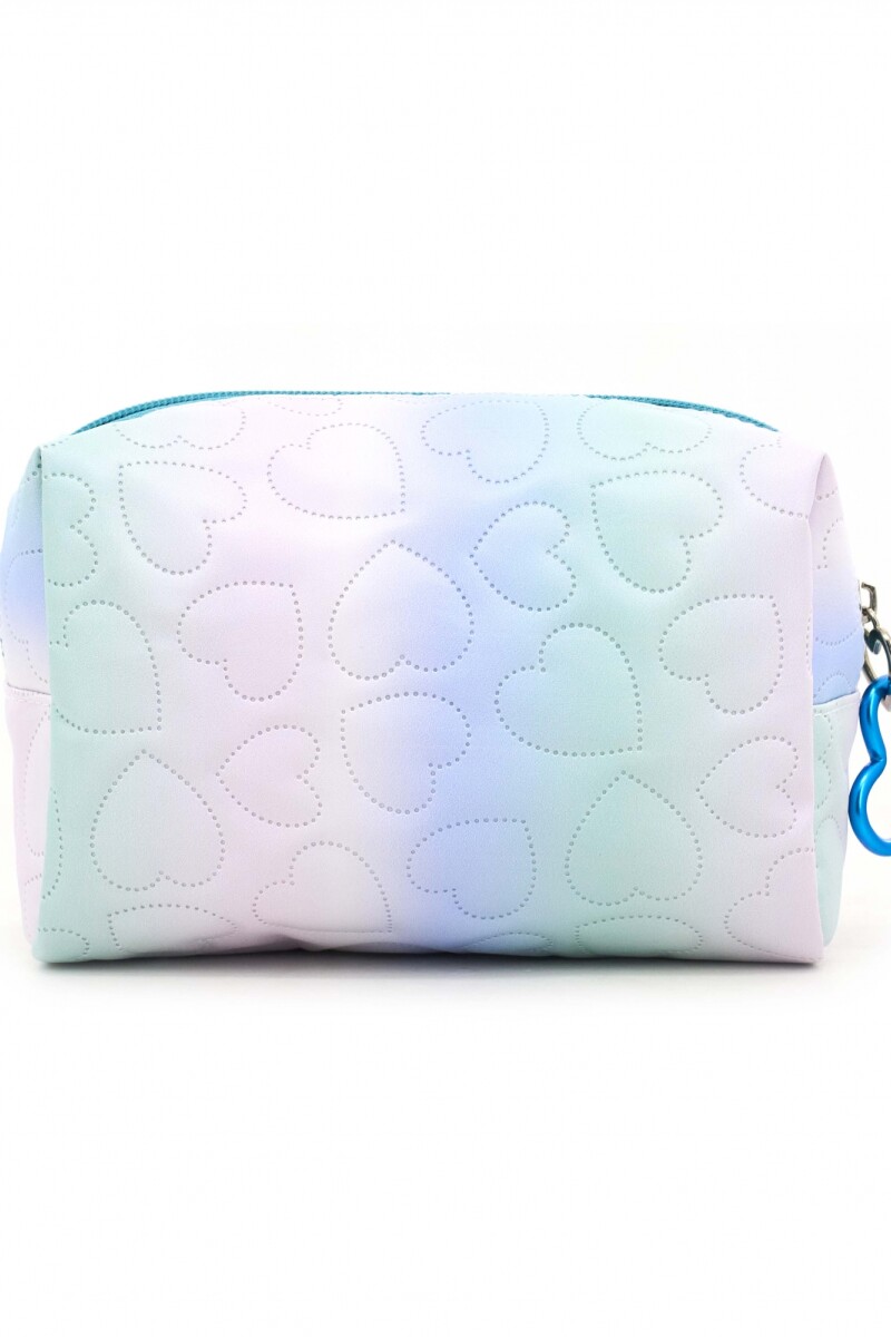 Cartuchera multicolor Celeste