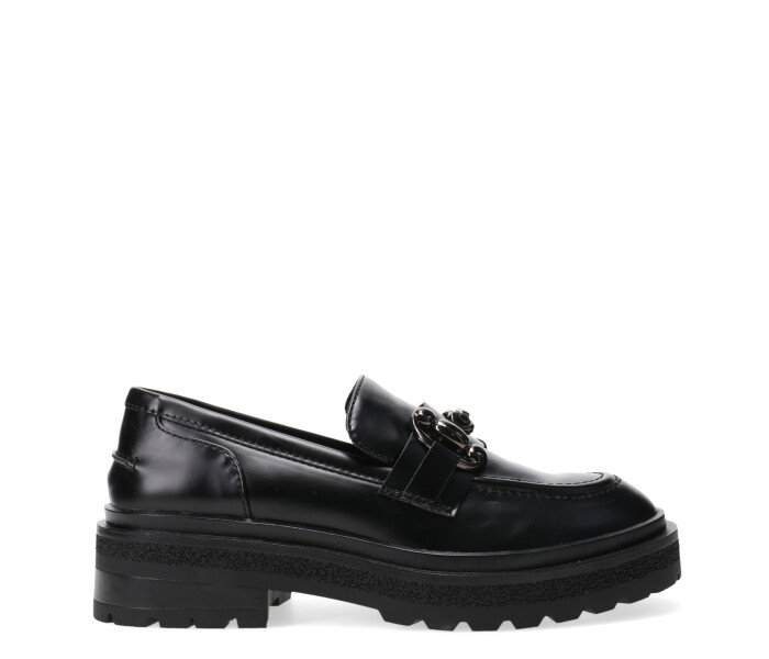 Zapatos de Mujer Miss Carol DOULE Mocasin con hebilla Negro