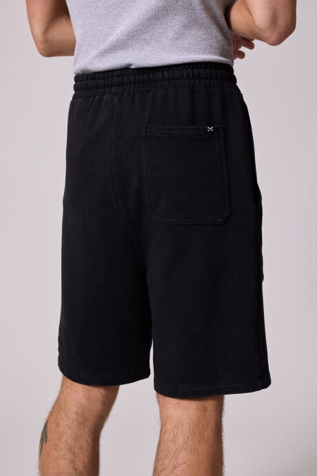 BERMUDA FELPA AMIR DIXIE Negro