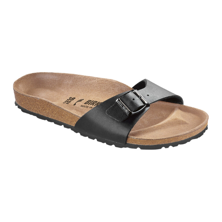 Sandalia Madrid Birko-Flor - Estecha Schwarz