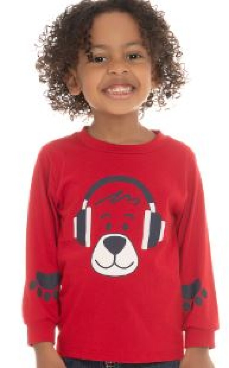 T-SHIRT BYGUS 7074 - ROJO 