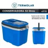Conservadora Termolar 32 lts Azul