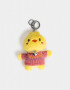 Llavero Peluche Llavero Y Charm De Peluche De Pollito - Amarillo Claro