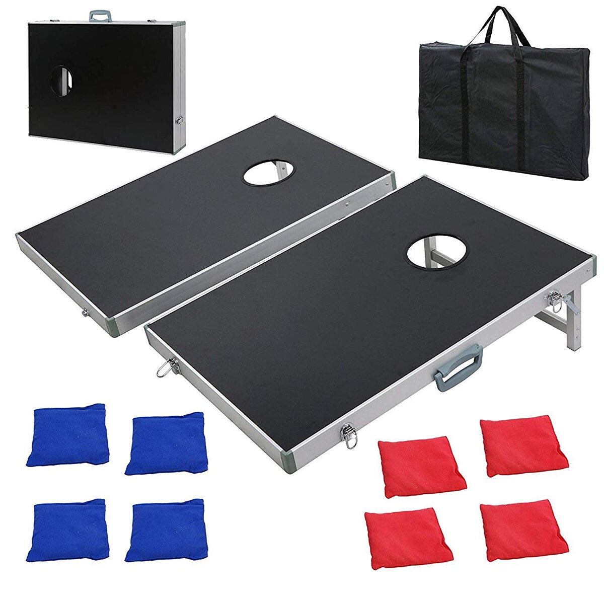 Juego Exterior Familiar Tejo Cornhole Portátil 