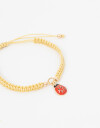 Pulseras Flexibles Lucky charm Pulsera Flexible Dije Vaquita San Antonio - Dorado