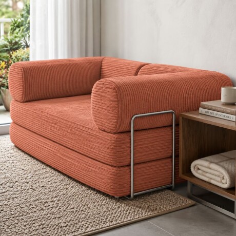 Sillón Cama 3 Cuerpos CloudNest Salmón